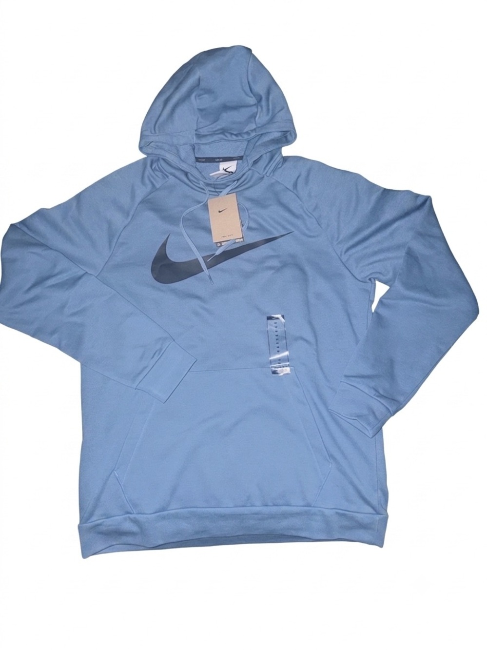 Nike NWT Dri-FIT Swoosh Hoodie Light Blue Sweatshirt-Men’s M